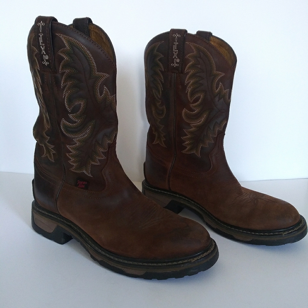 Tony lama "panhandle" steel toe waterproof boots